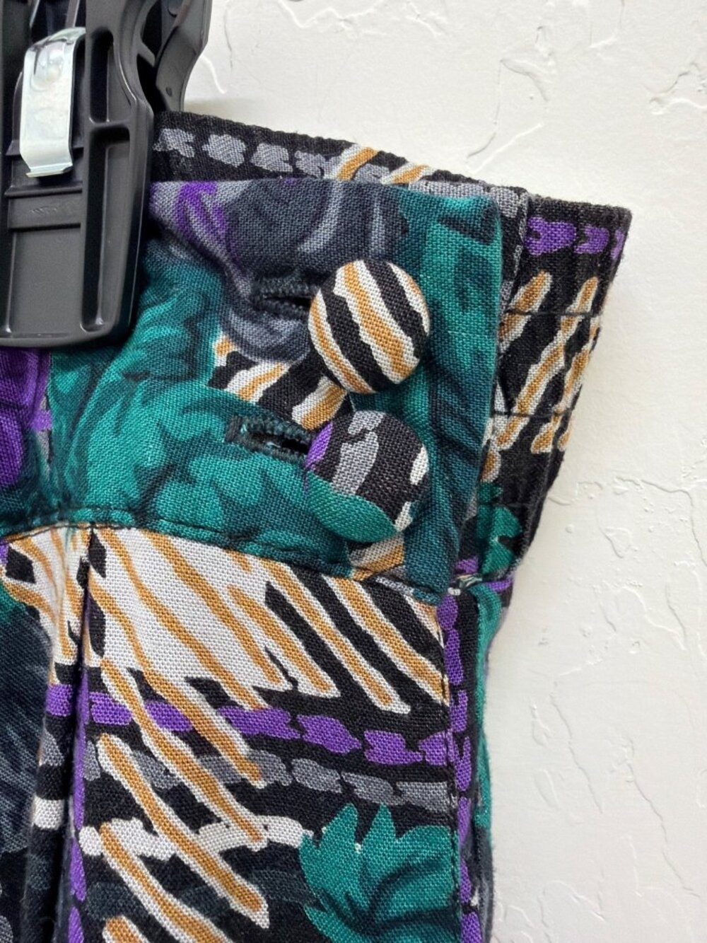 Worthington Rayon Pleated Skirt – Plaid & Floral Print Midi Size 14 - Picture 5 of 6